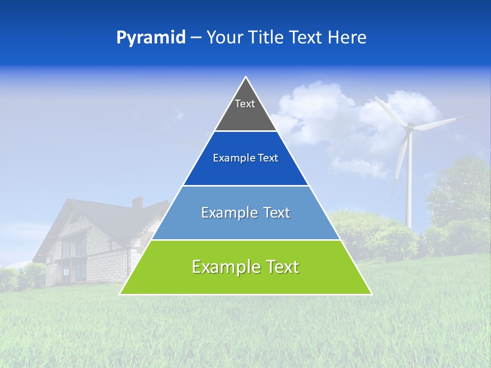 Ecological House Turbine PowerPoint Template