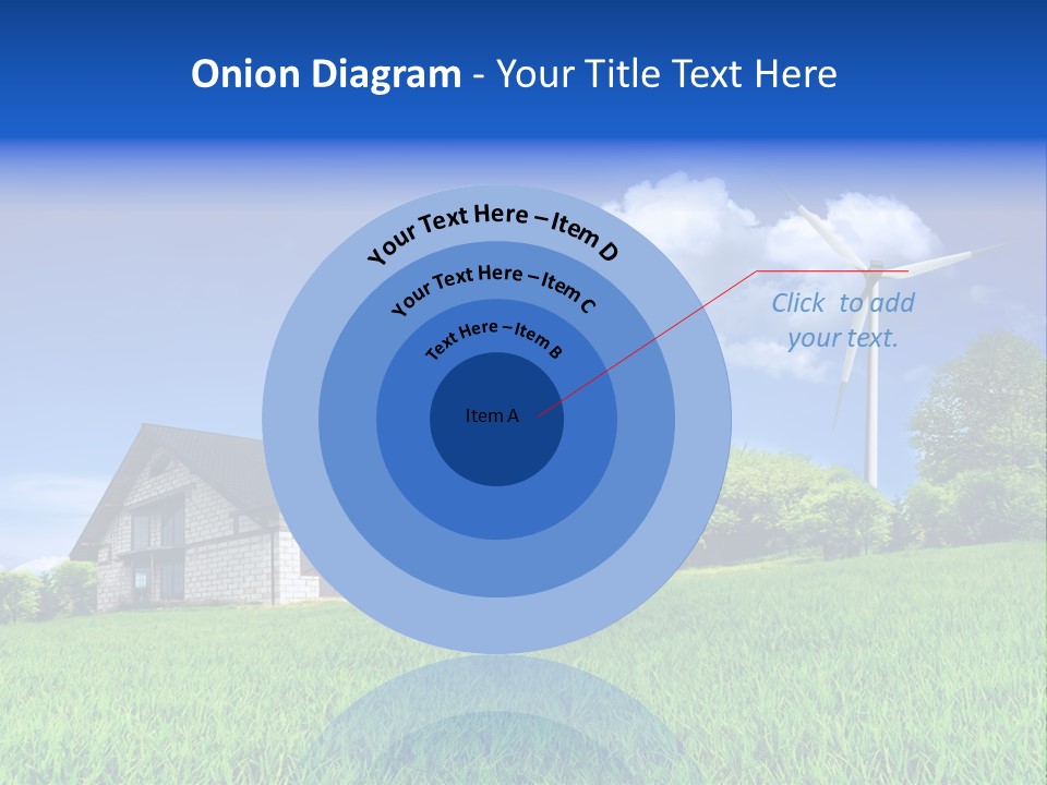 Ecological House Turbine PowerPoint Template