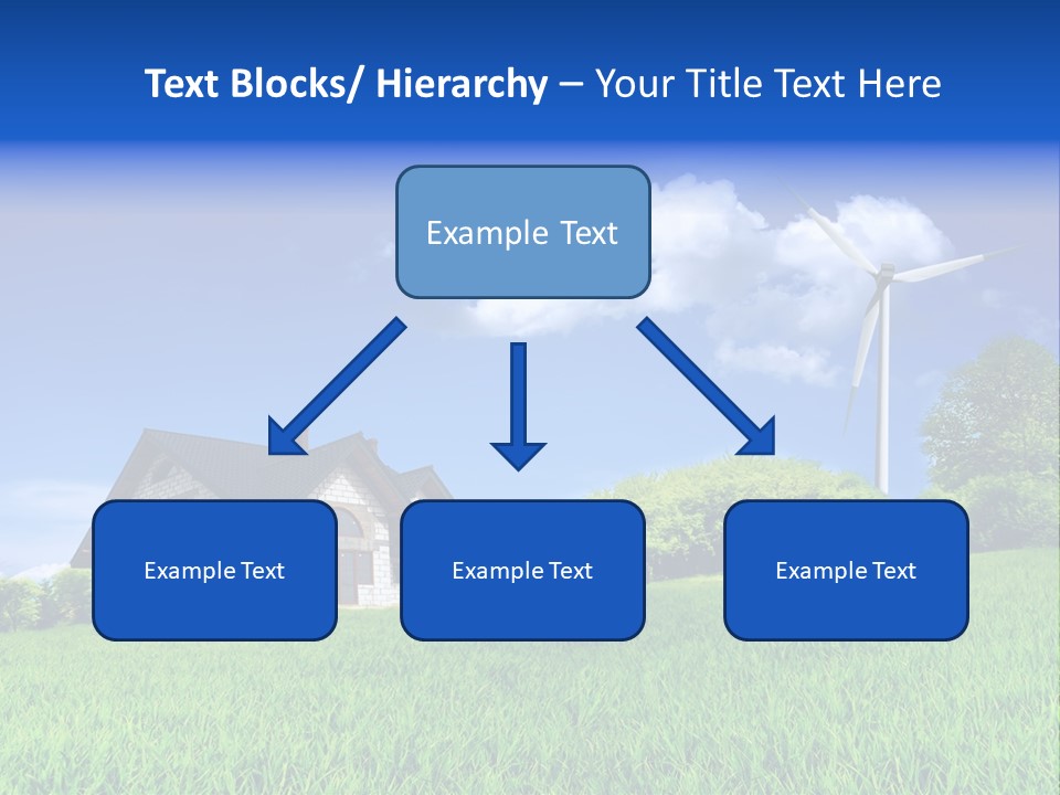 Ecological House Turbine PowerPoint Template