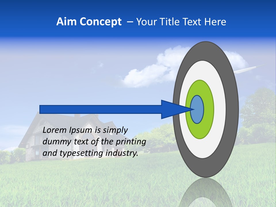 Ecological House Turbine PowerPoint Template