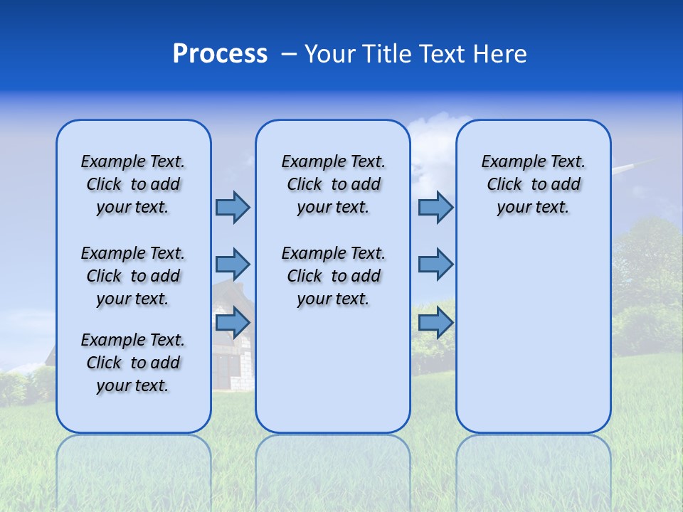 Ecological House Turbine PowerPoint Template