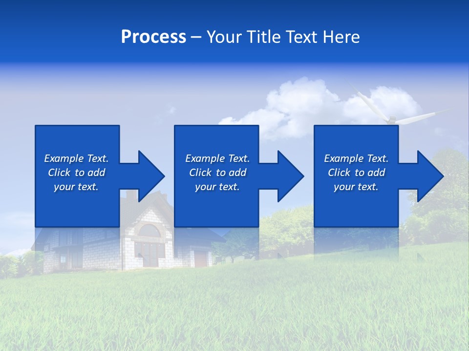 Ecological House Turbine PowerPoint Template
