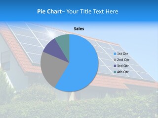 Solar Panel Roof PowerPoint Template