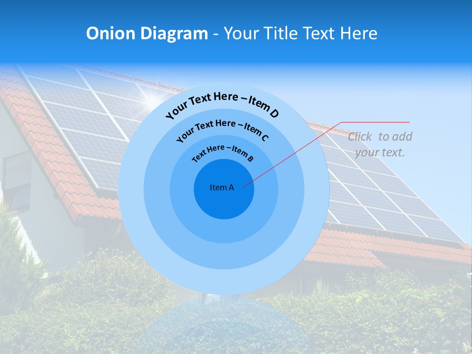 Solar Panel Roof PowerPoint Template