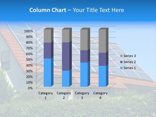 Solar Panel Roof PowerPoint Template