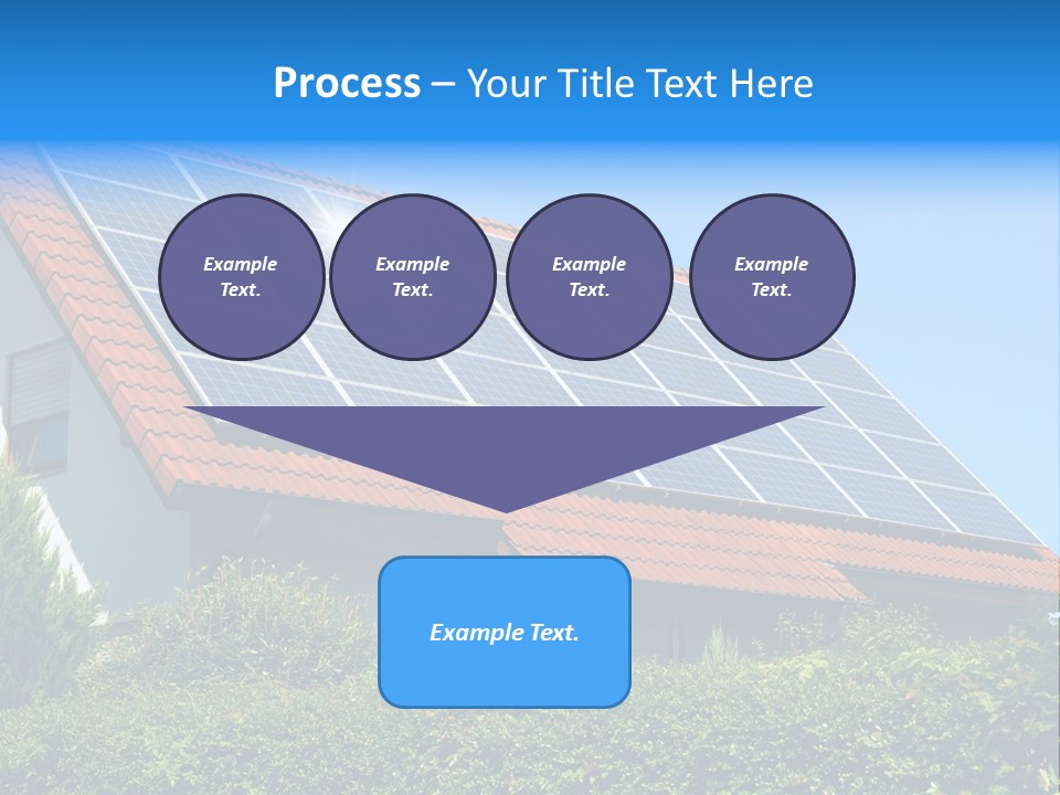 Solar Panel Roof PowerPoint Template