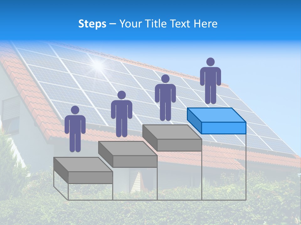 Solar Panel Roof PowerPoint Template
