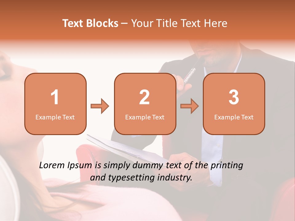 Professional Jacket Psychotherapy PowerPoint Template