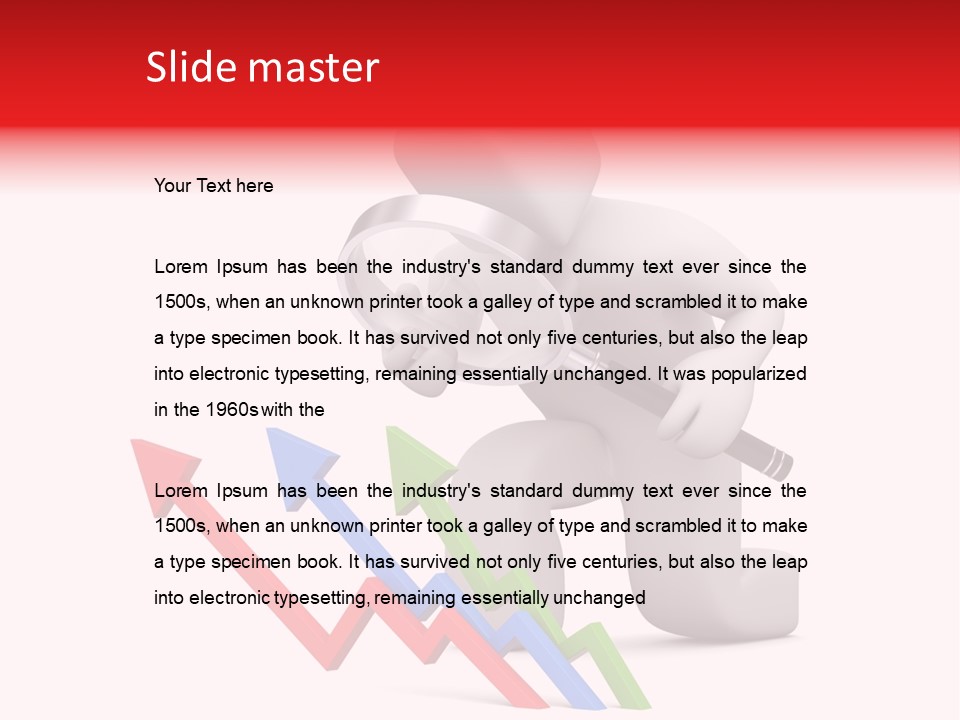 Company Illustration Analyzing PowerPoint Template