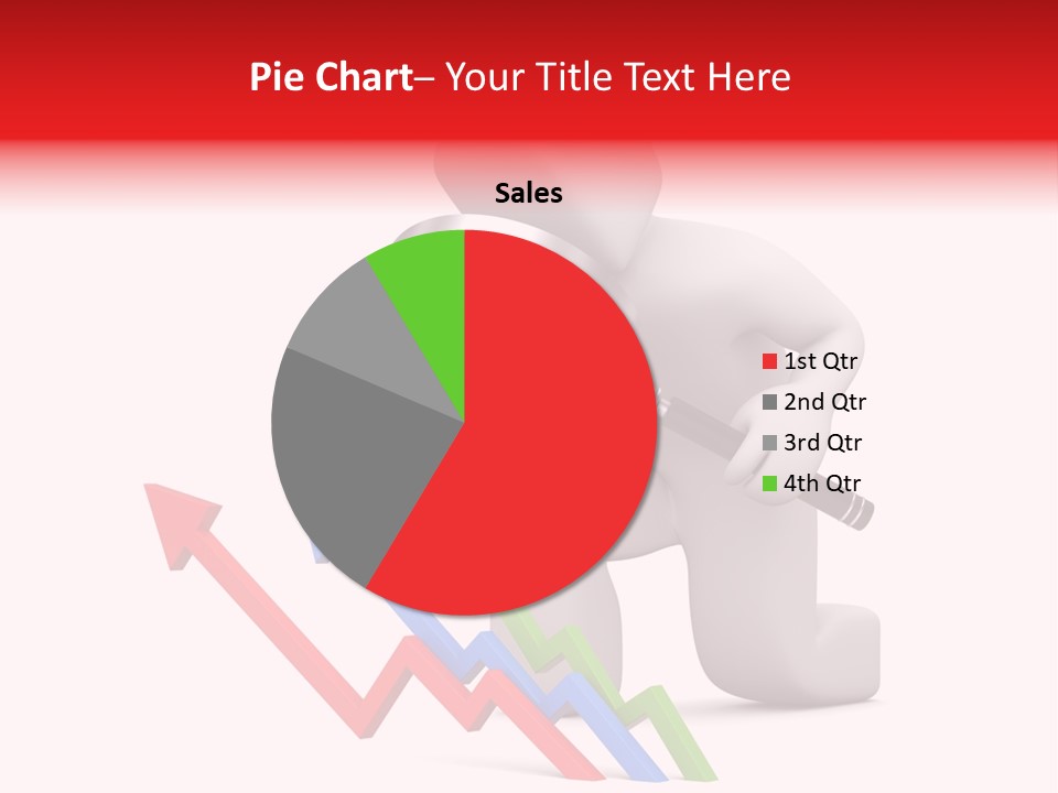 Company Illustration Analyzing PowerPoint Template