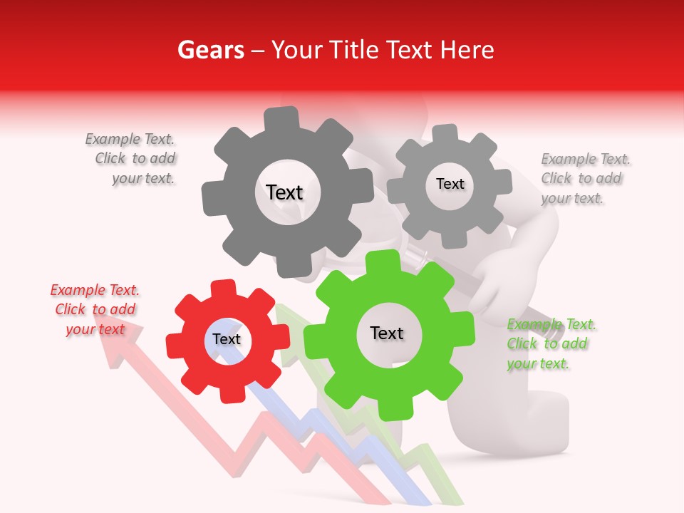 Company Illustration Analyzing PowerPoint Template