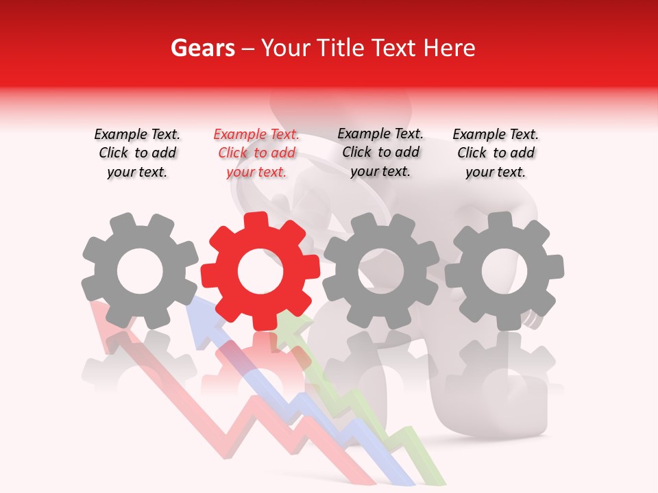Company Illustration Analyzing PowerPoint Template