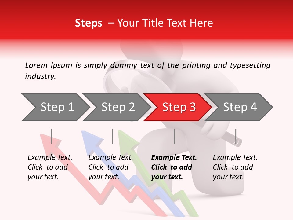 Company Illustration Analyzing PowerPoint Template