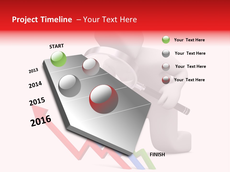 Company Illustration Analyzing PowerPoint Template