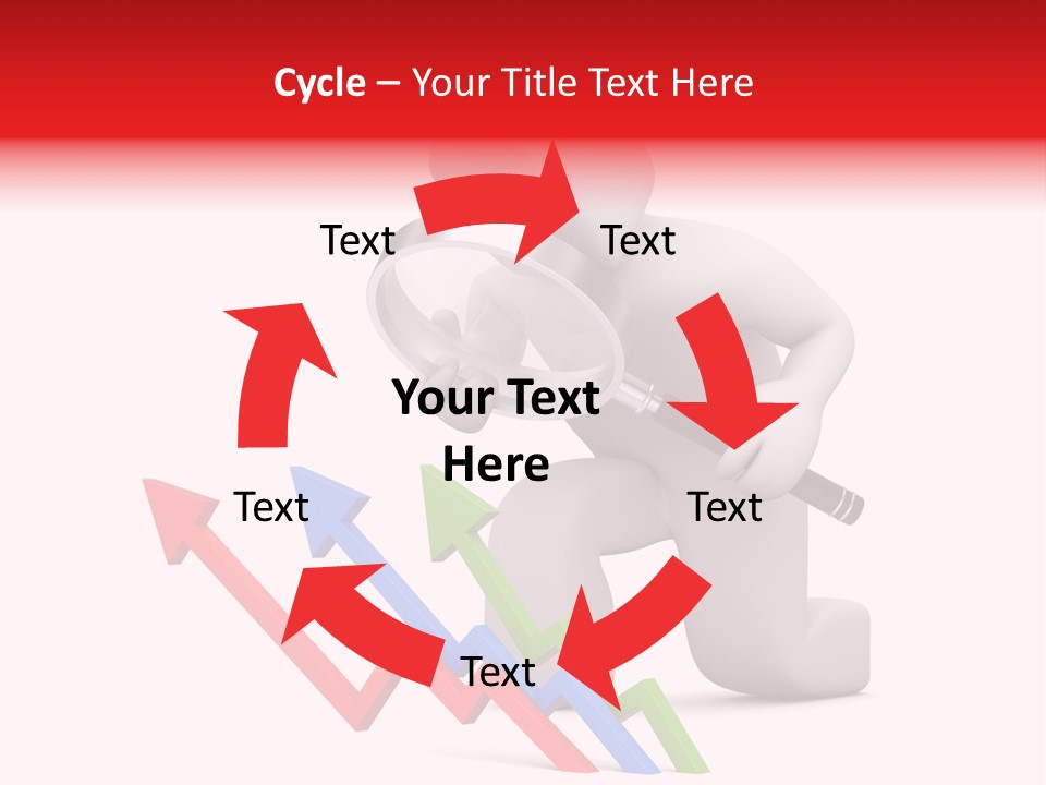 Company Illustration Analyzing PowerPoint Template