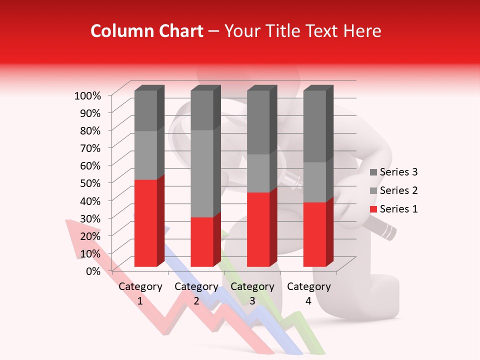 Company Illustration Analyzing PowerPoint Template