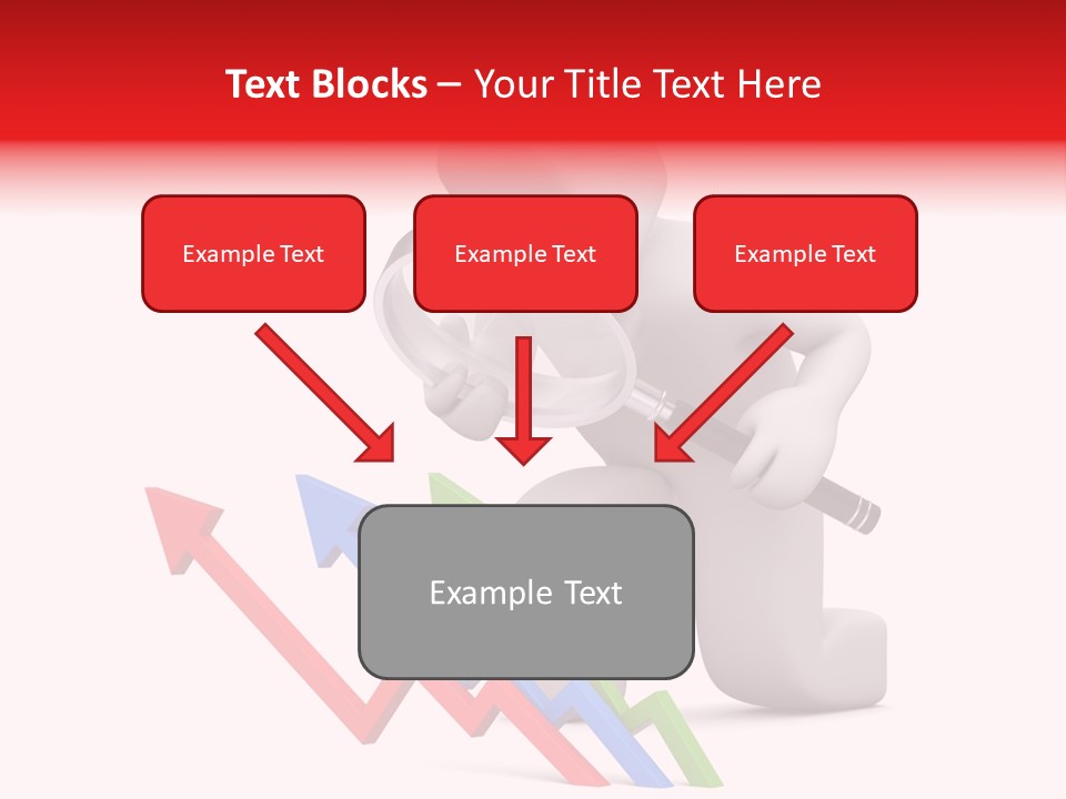 Company Illustration Analyzing PowerPoint Template