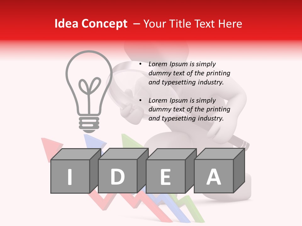 Company Illustration Analyzing PowerPoint Template