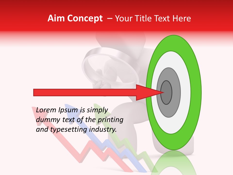 Company Illustration Analyzing PowerPoint Template