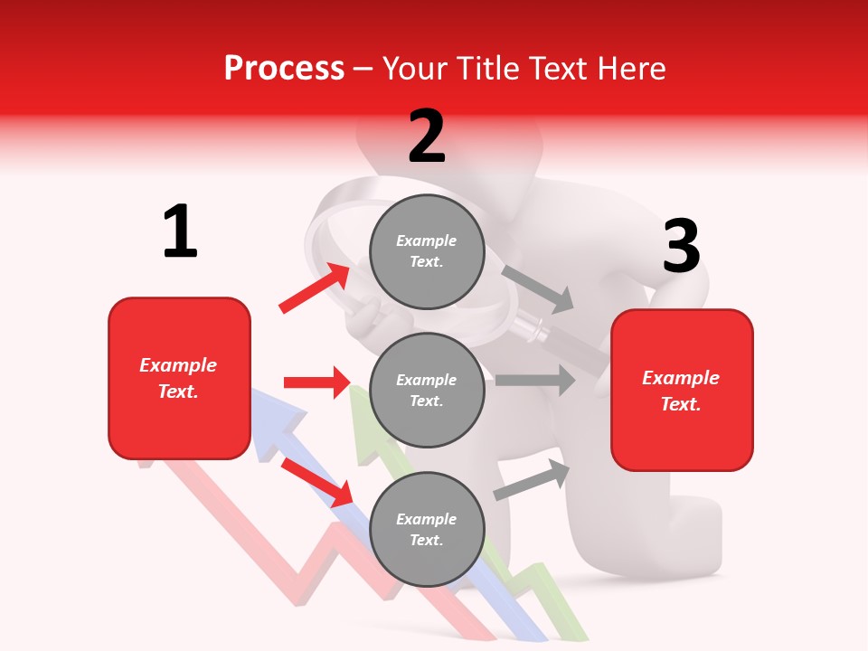 Company Illustration Analyzing PowerPoint Template