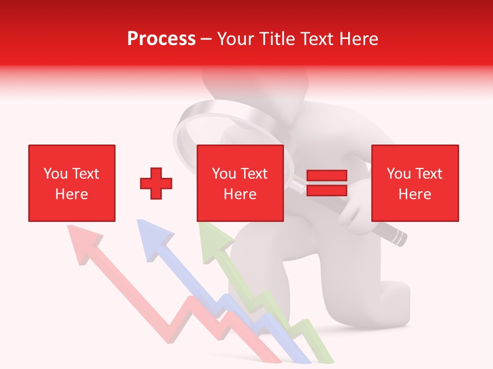 Company Illustration Analyzing PowerPoint Template