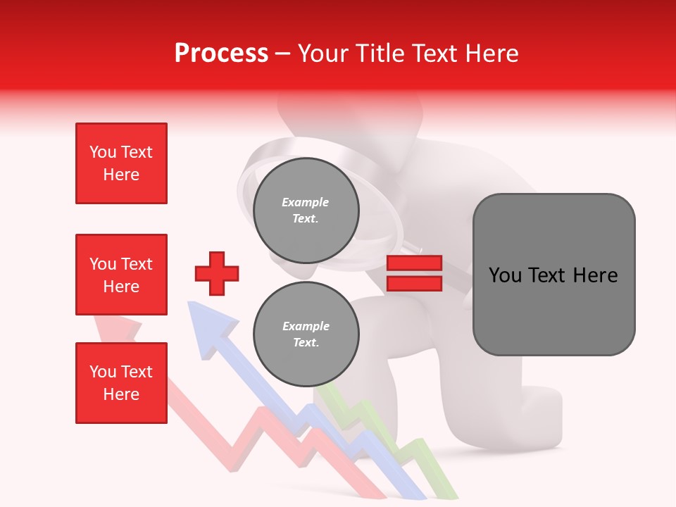 Company Illustration Analyzing PowerPoint Template