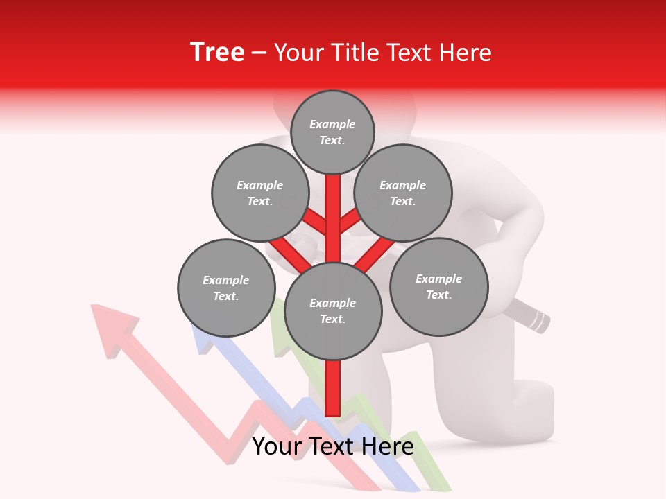 Company Illustration Analyzing PowerPoint Template