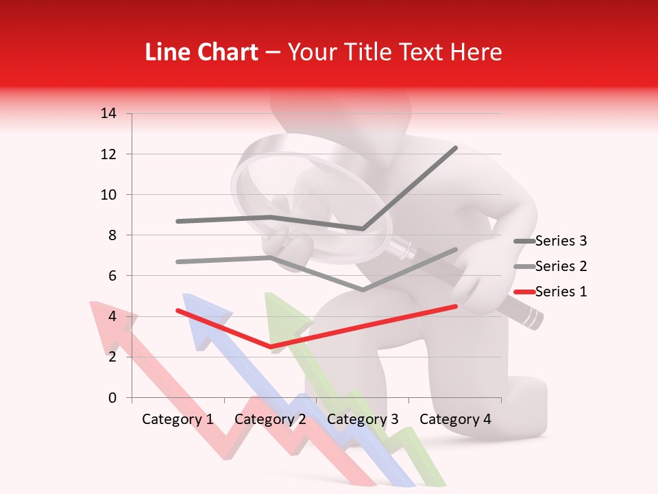 Company Illustration Analyzing PowerPoint Template