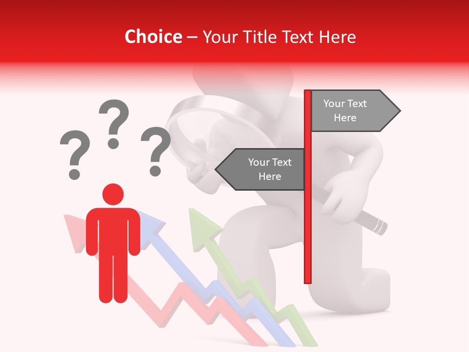 Company Illustration Analyzing PowerPoint Template