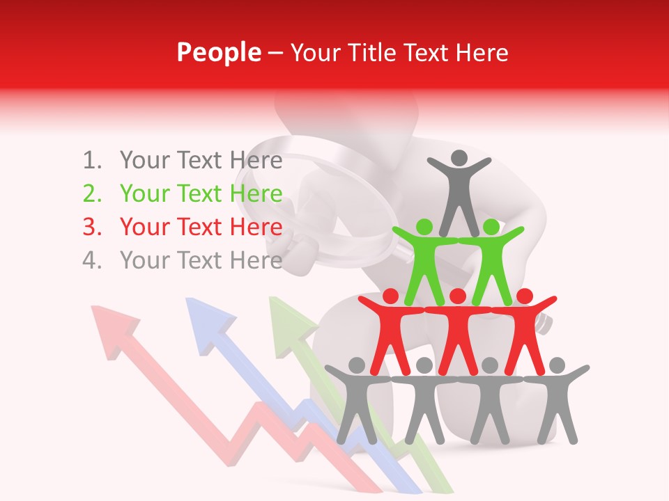 Company Illustration Analyzing PowerPoint Template