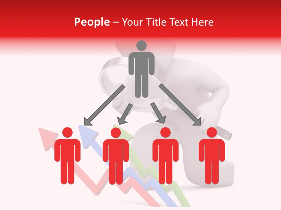 Company Illustration Analyzing PowerPoint Template