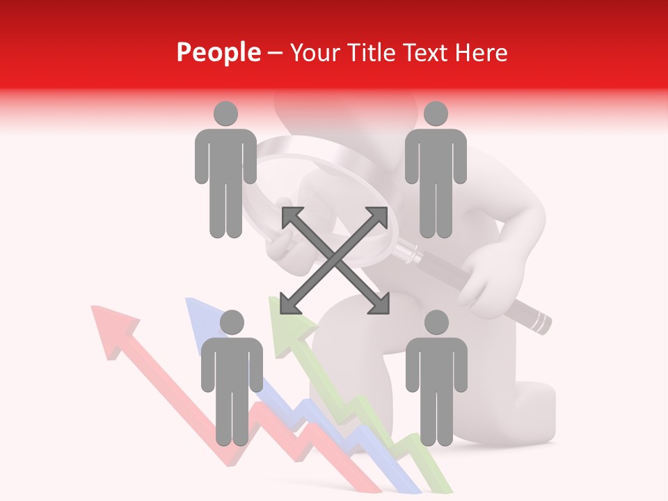 Company Illustration Analyzing PowerPoint Template