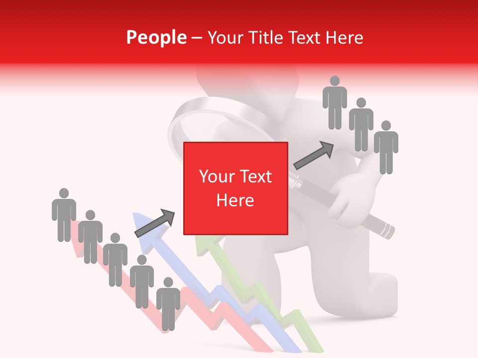 Company Illustration Analyzing PowerPoint Template