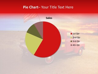 Vehicle Country Red PowerPoint Template