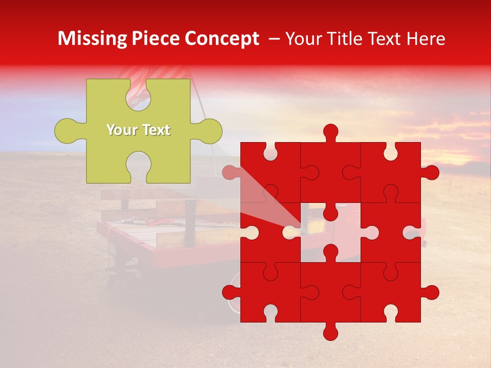 Vehicle Country Red PowerPoint Template