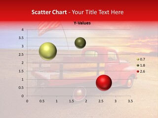 Vehicle Country Red PowerPoint Template