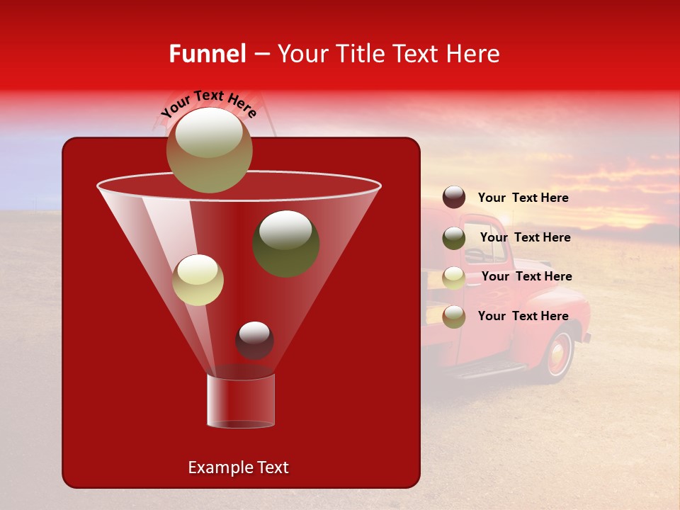 Vehicle Country Red PowerPoint Template