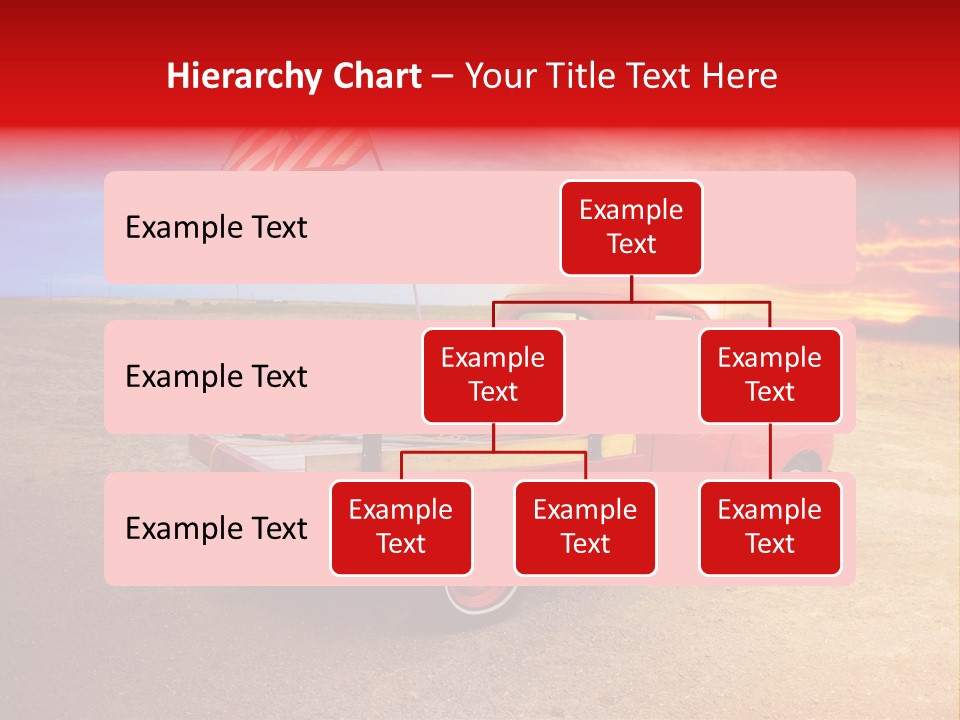 Vehicle Country Red PowerPoint Template