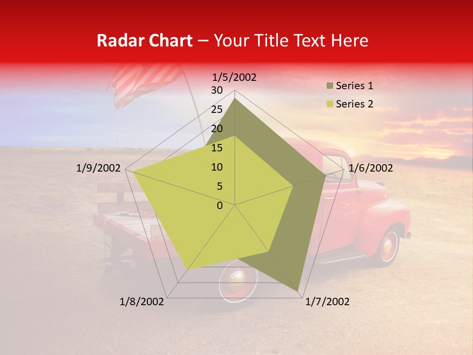Vehicle Country Red PowerPoint Template