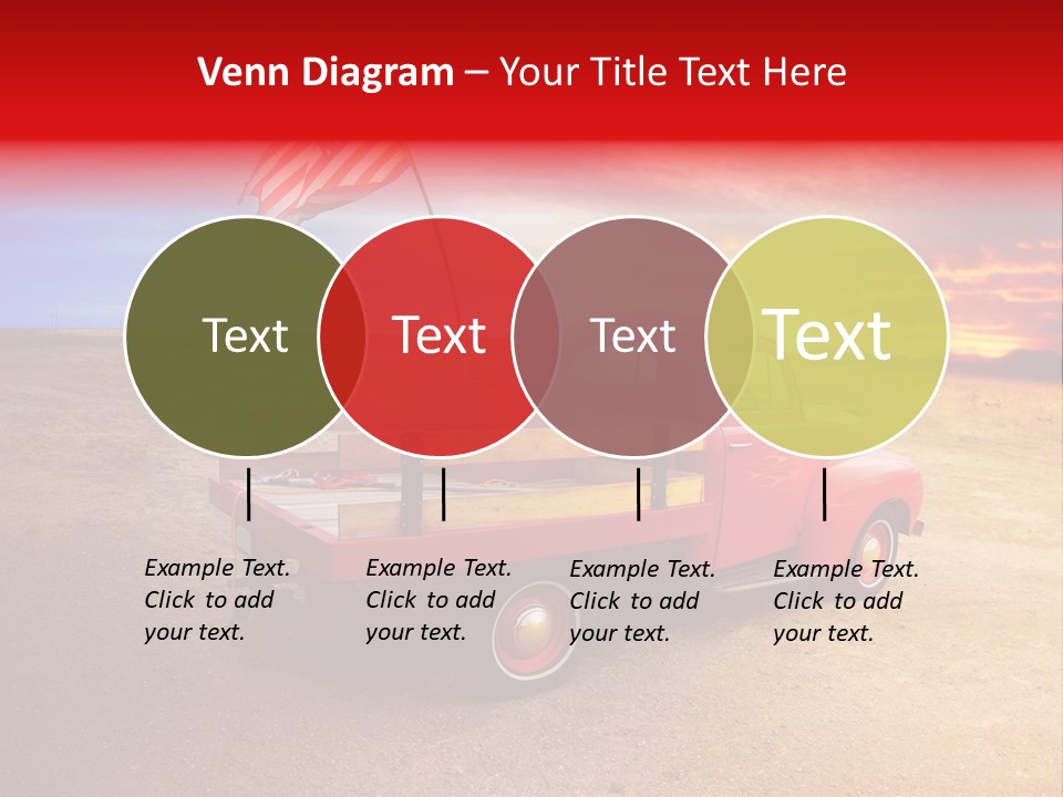Vehicle Country Red PowerPoint Template