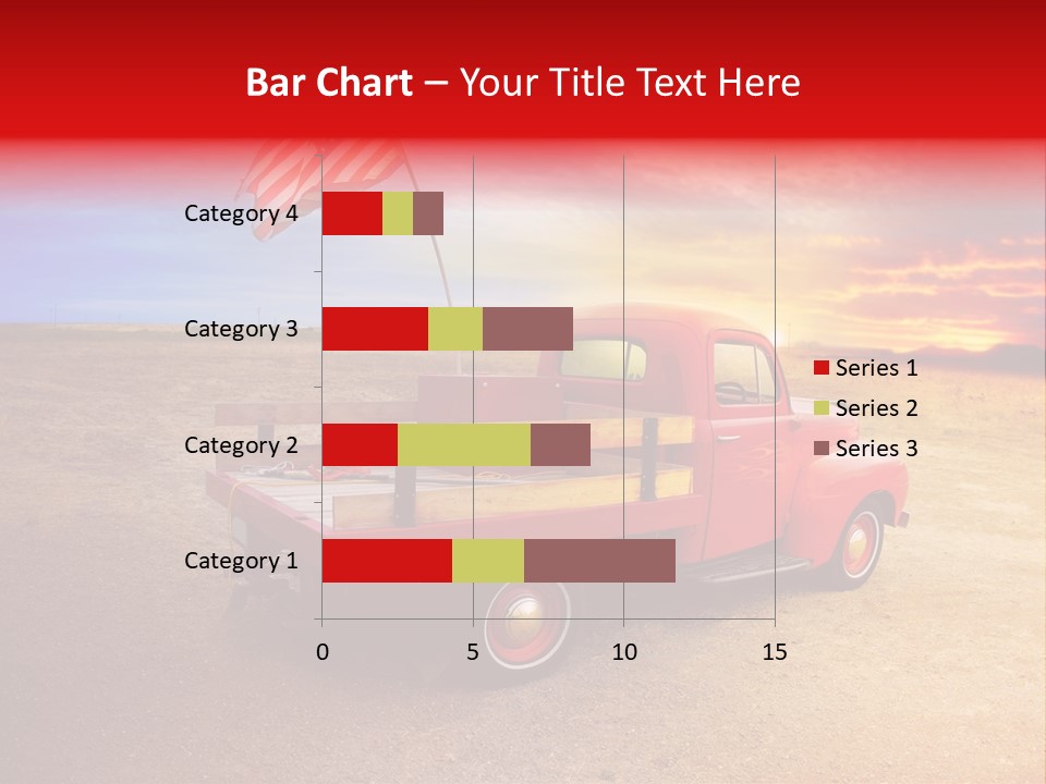 Vehicle Country Red PowerPoint Template
