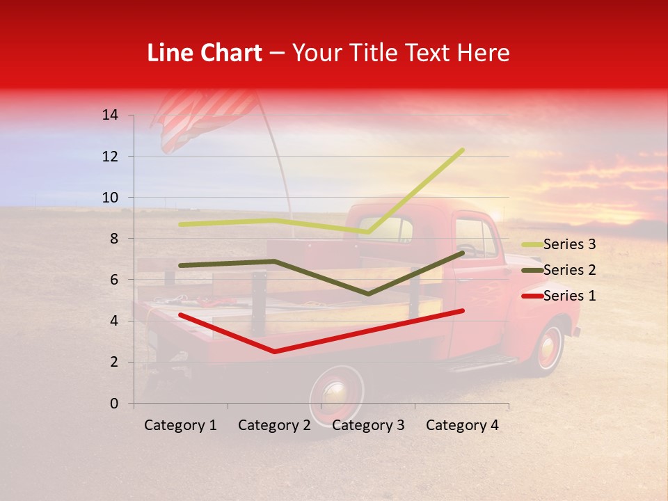 Vehicle Country Red PowerPoint Template