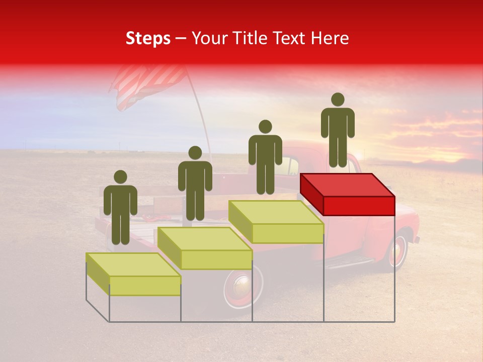 Vehicle Country Red PowerPoint Template