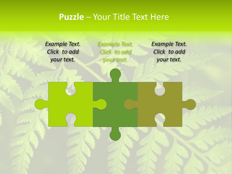 Nature Uncultivated Pattern PowerPoint Template