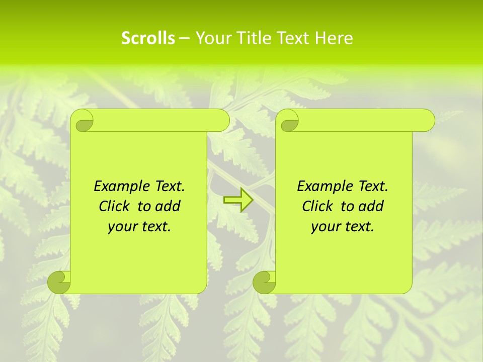 Nature Uncultivated Pattern PowerPoint Template