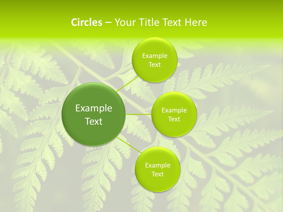 Nature Uncultivated Pattern PowerPoint Template