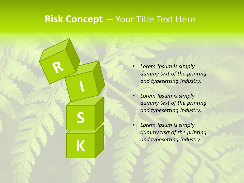 Nature Uncultivated Pattern PowerPoint Template