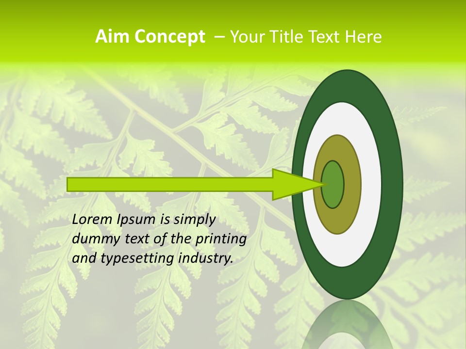 Nature Uncultivated Pattern PowerPoint Template