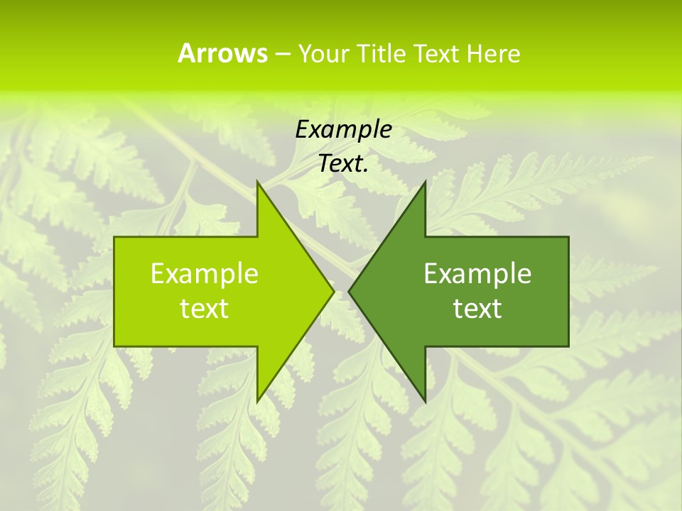 Nature Uncultivated Pattern PowerPoint Template