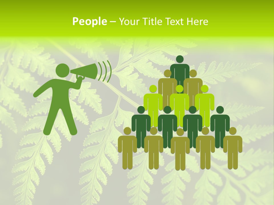 Nature Uncultivated Pattern PowerPoint Template